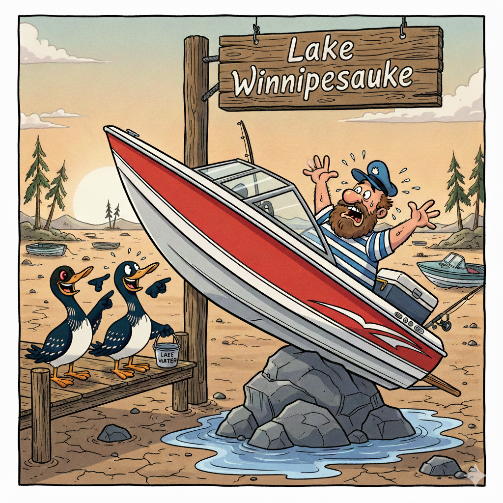 Water depth monitoring illustration